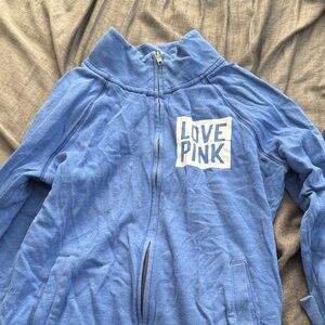 PINK Victoria's Secret Kids Blue Hoodie